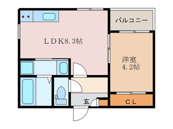 ＲＥＧＡＬＥＳＴ名西の物件間取画像